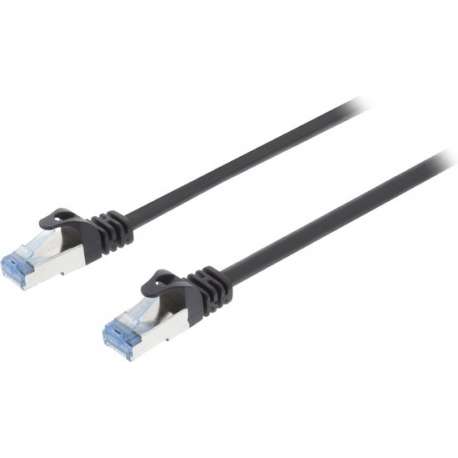 Valueline VLCP85320B10 Cat6a S/ftp Netwerkkabel Rj45 (8/8) Male - Rj45 (8/8) Male 1.00 M Zwart