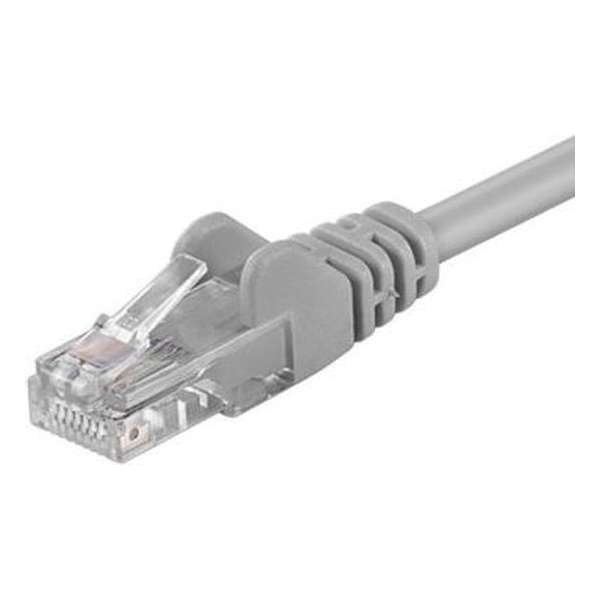 Wentronic 68377 - Cat 5 UTP-kabel - RJ45 - 5 m - Grijs