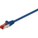 Goobay S/FTP CAT6 Gigabit netwerkkabel / blauw - LSZH - 25 meter