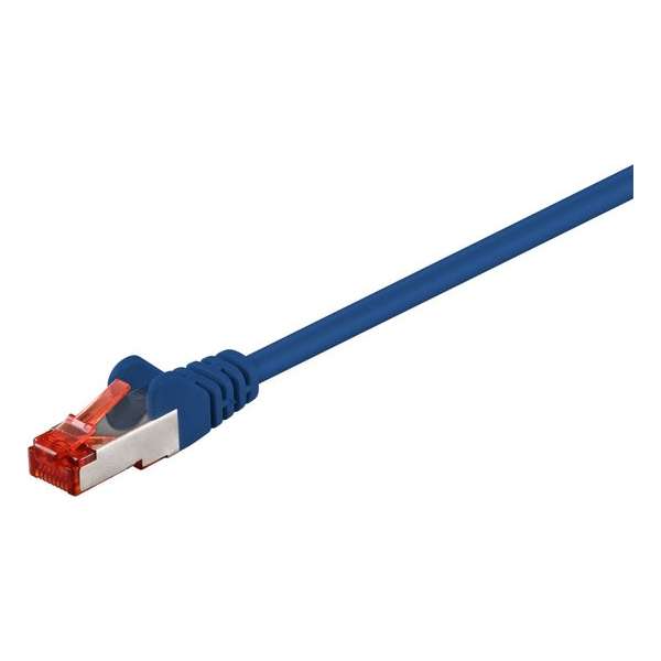 Goobay S/FTP CAT6 Gigabit netwerkkabel / blauw - LSZH - 25 meter