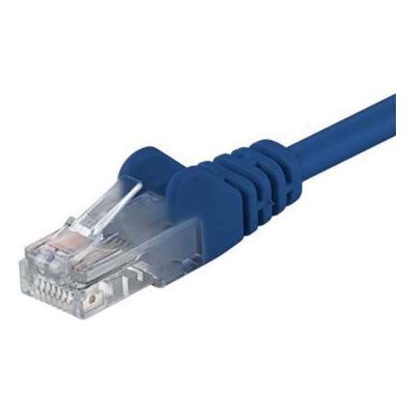 Wentronic CAT5E Netwerkkabel - RJ45 - blauw - 15 m