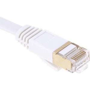 3m CAT7 Ethernet netwerk LAN kabel Gold plated (10000 Mbit/s) - Wit