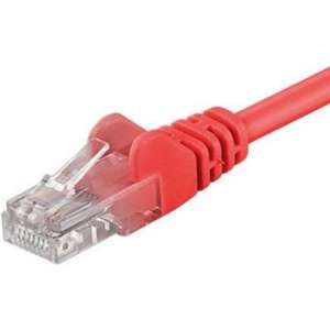 Wentronic CAT5E Netwerkkabel - RJ45 - Rood - 7 m