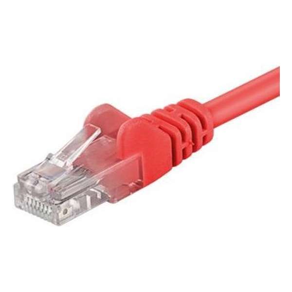 Wentronic CAT5E Netwerkkabel - RJ45 - Rood - 7 m