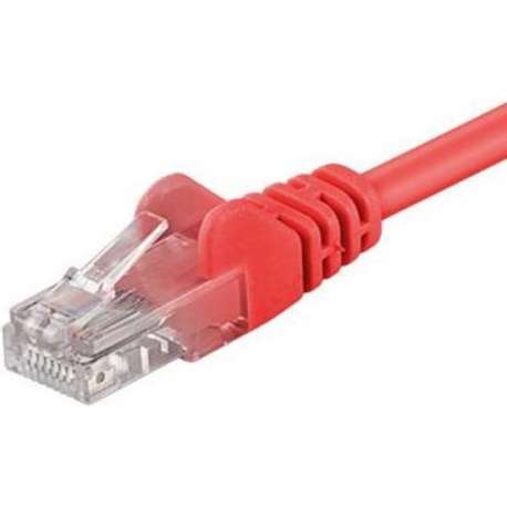 Wentronic CAT5E Netwerkkabel - RJ45 - Rood - 7 m