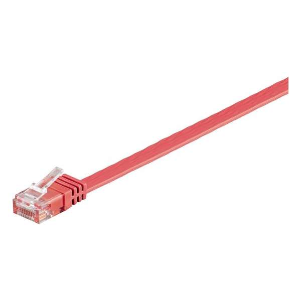 Wentronic CAT6 Netwerkkabel - RJ45 - Rood - 10 m