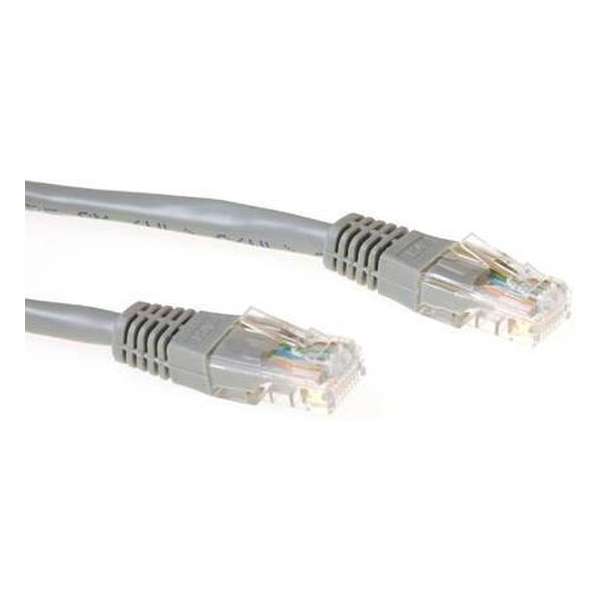 ACT CAT6 U/UTP netwerkkabel  7 meter - Grijs