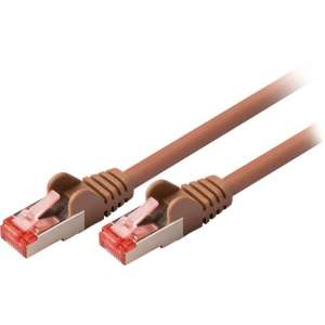 Valueline VLCP85221N200 netwerkkabel 20 m Cat6 S/FTP (S-STP) Bruin