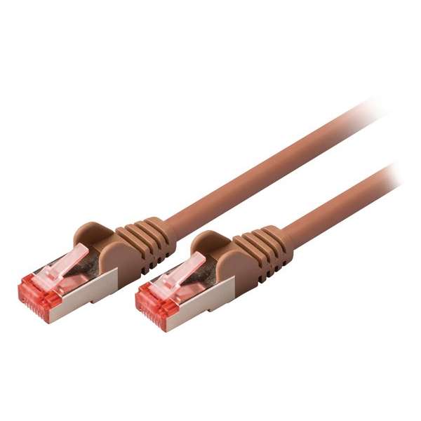 Valueline VLCP85221N200 netwerkkabel 20 m Cat6 S/FTP (S-STP) Bruin