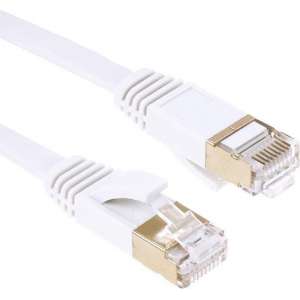 5M Ethernet Netwerk Kabel CAT7 | Gold Plated |  Wit / White |  Tot 10GBps |Snelle LAN RJ45 Kabel| Premium Kwaliteit