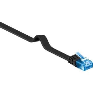 Wentronic CAT6A Netwerkkabel - RJ45 - Zwart - 1 m