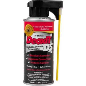 Hosa D5S-6 CAIG DeoxIT Contact Cleaner 5% Spray 5 oz