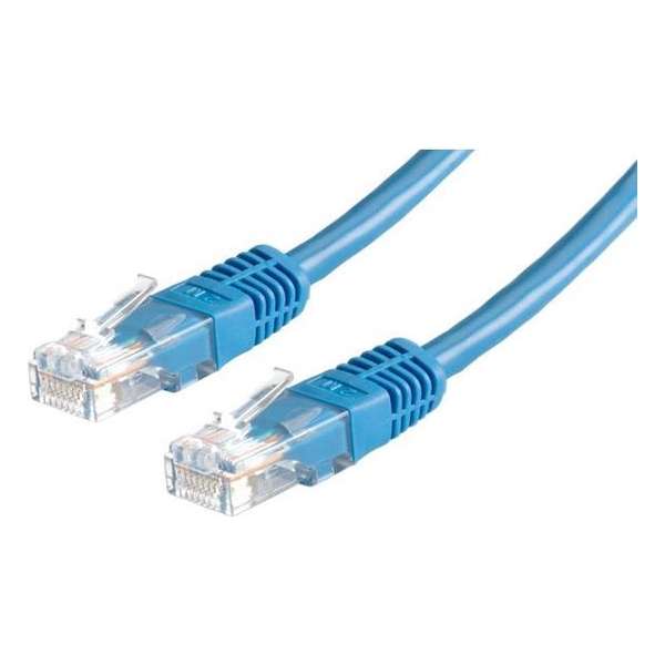 Value UTP Patchkabel, Cat. 6, blauw 0.5m