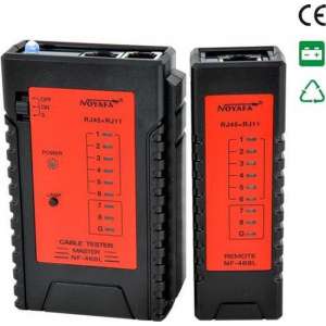 Noyafa Netwerk Tester Set - RJ45/RJ11/Cat5/Cat5e/Cat6/UTP/LAN Kabeltester