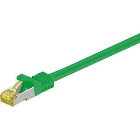 Wentronic 91577 - Cat 7 STP-kabel - RJ45 - 0.5 m - Groen