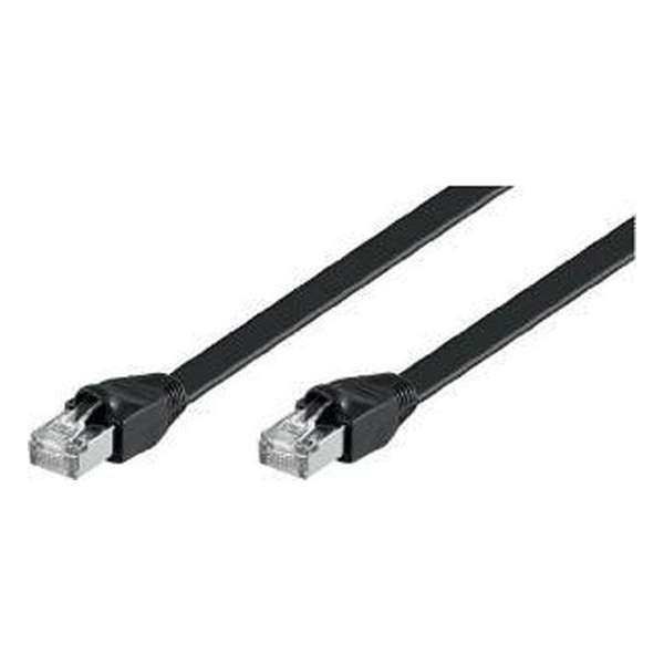 Wentronic CAT6 Netwerkkabel - RJ45 - Zwart - 7 m