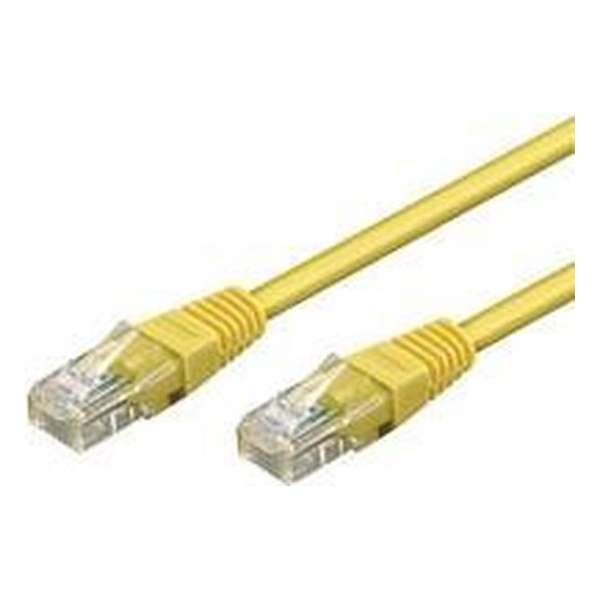 Wentronic CAT6 Netwerkkabel - RJ45 - Geel - 7 m