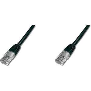 CAT5EU-UTP PAT.CABLE 0.5M BLACK