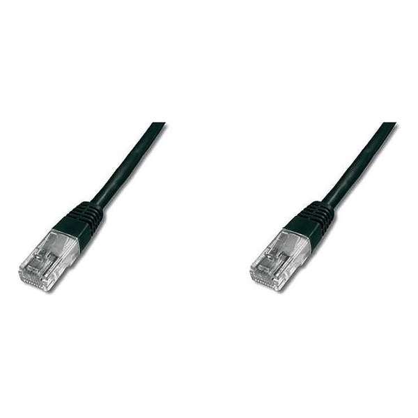 CAT5EU-UTP PAT.CABLE 0.5M BLACK