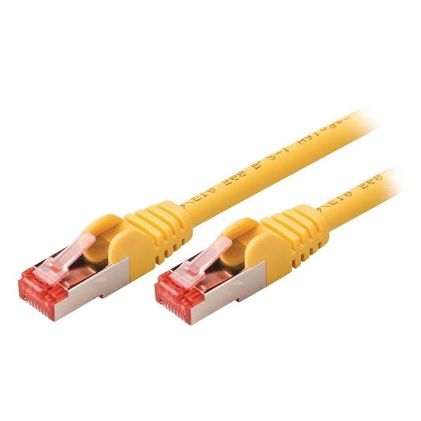 Valueline VLCP85221Y30 netwerkkabel 3 m Cat6 S/FTP (S-STP) Geel