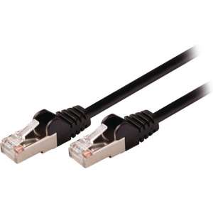 Valueline VLCP85121B100 netwerkkabel 10 m Cat5e SF/UTP (S-FTP) Zwart