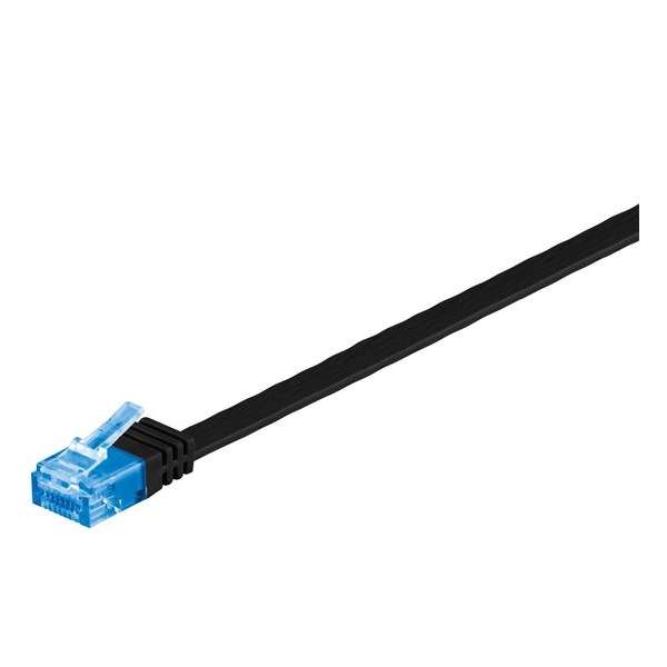 Wentronic CAT6A Netwerkkabel - RJ45 - Zwart - 7 m