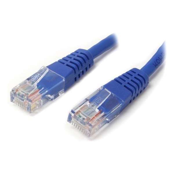 StarTech.com 4,5m Cat5e gegoten RJ45 UTP Cat 5e netwerkkabel Cat 5e patchkabel blauw