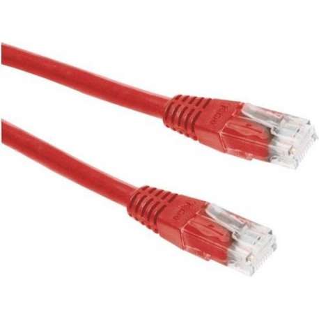 ICIDU UTP CAT5 Network Cable Red, 0,5m netwerkkabel Rood