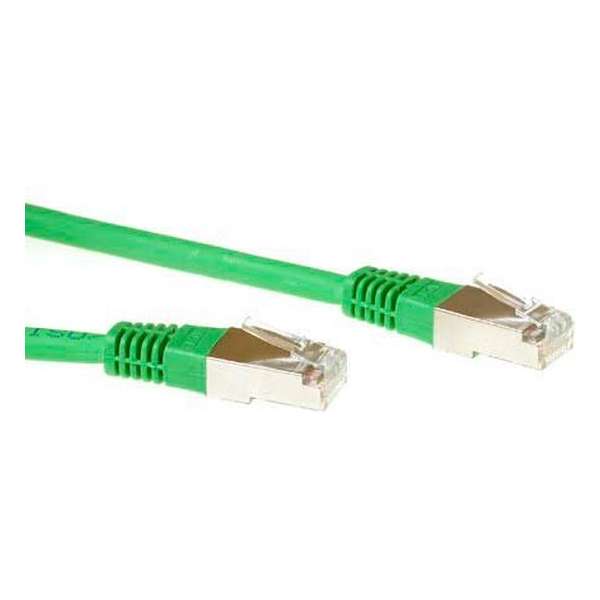 ACT CAT6 S/FTP netwerkkabel  1 meter - Groen