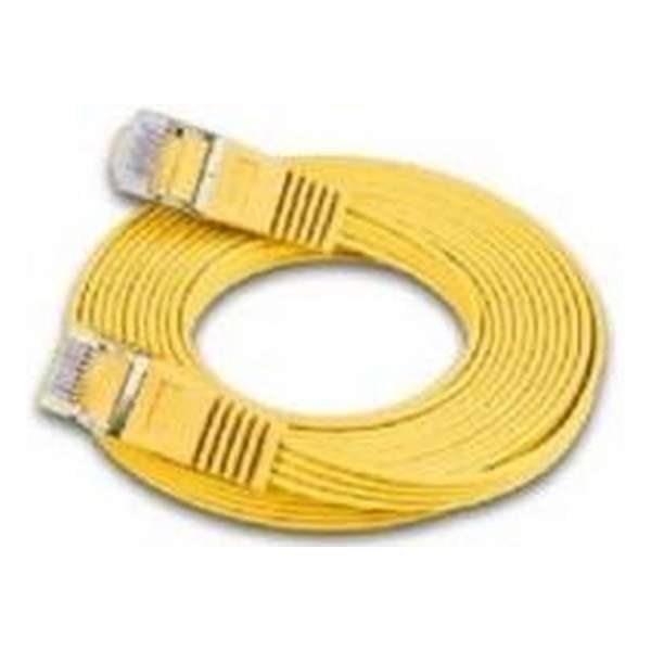 Triotronik Cat 6, 15m netwerkkabel Cat6 U/UTP (UTP) Geel