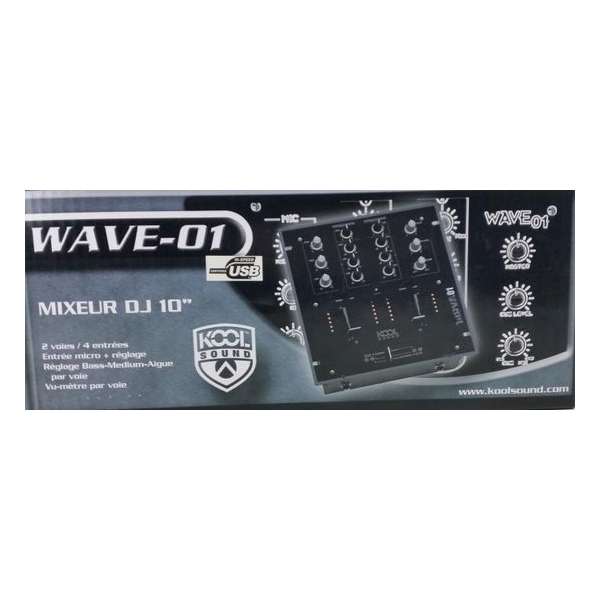 WAVE-01 DJ Mixer | 26.5x25.3x9cm
