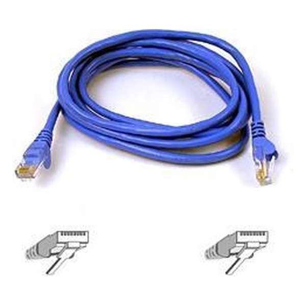 Belkin Cable Patch Cat6 RJ45 Snagless 0.5m blue