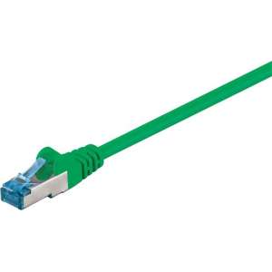 Goobay - S/FTP netwerkkabel CAT6a - Groen - 10 meter