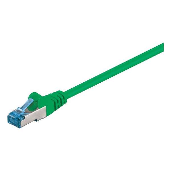 Goobay - S/FTP netwerkkabel CAT6a - Groen - 10 meter