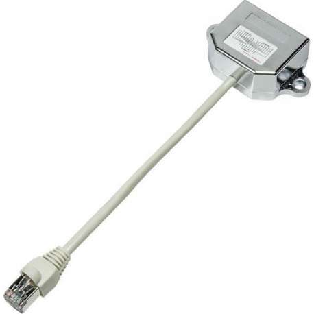 LogiLink RJ45/2xRJ45 Zilver, Wit