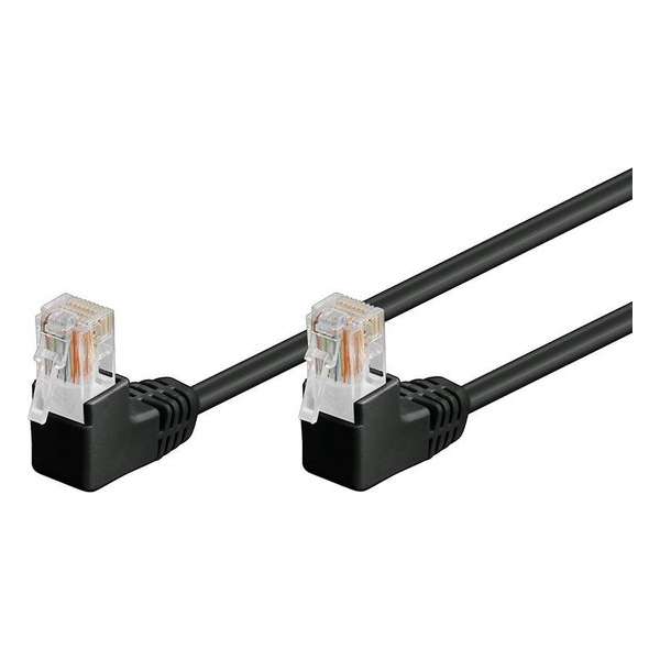 CAT5E Netwerkkabel - RJ45 - zwart - 0.25 m