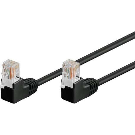 CAT5E Netwerkkabel - RJ45 - zwart - 0.25 m