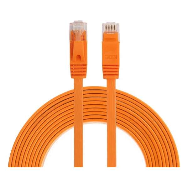 By Qubix internetkabel - 3 meter - oranje - CAT6 ethernet kabel - RJ45 UTP kabel met snelheid van 1000Mbps