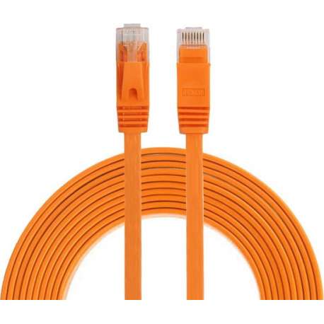 By Qubix internetkabel - 3 meter - oranje - CAT6 ethernet kabel - RJ45 UTP kabel met snelheid van 1000Mbps