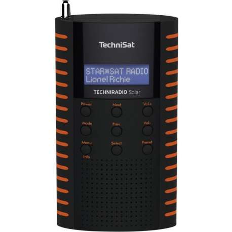Technisat TechniRadio Solar zwart/oranje