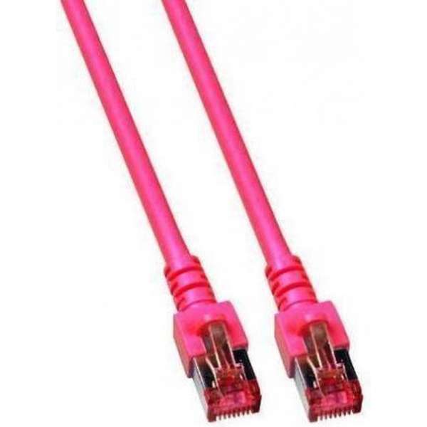 Techtube Pro - Internetkabel S/FTP CAT6 - roze - 7.5 meter