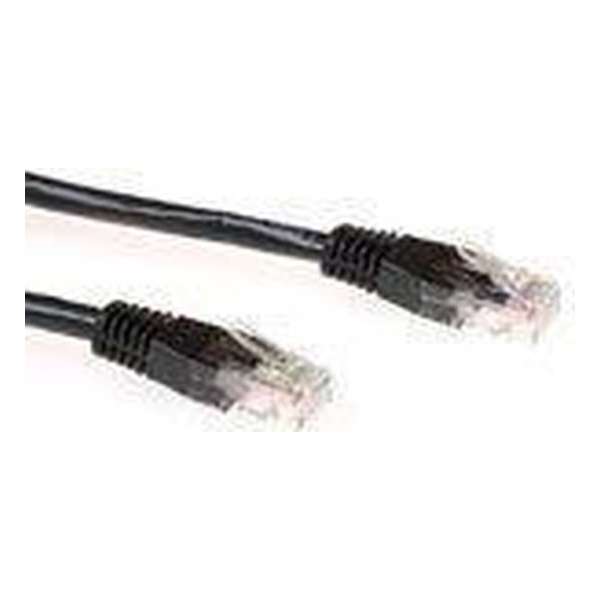 Advanced Cable Technology CAT6A UTP patchkabel zwart