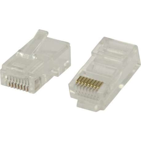 Valueline Vlcp89300t Rj45 Connectoren voor Solid Utp Cat 5 Kabels