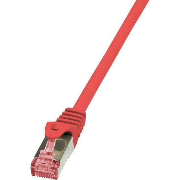 Logilink  - Netwerkkabel - RJ45 - 0,25 m - Rood