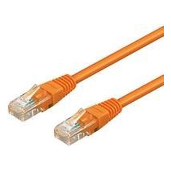 Wentronic CAT6 Netwerkkabel - RJ45 - Oranje - 7 m