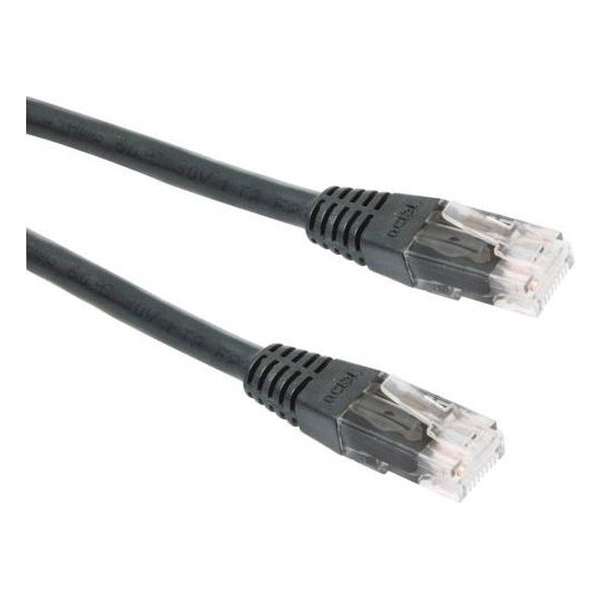 ICIDU UTP CAT5 Network Cable Black, 0,5m netwerkkabel Zwart