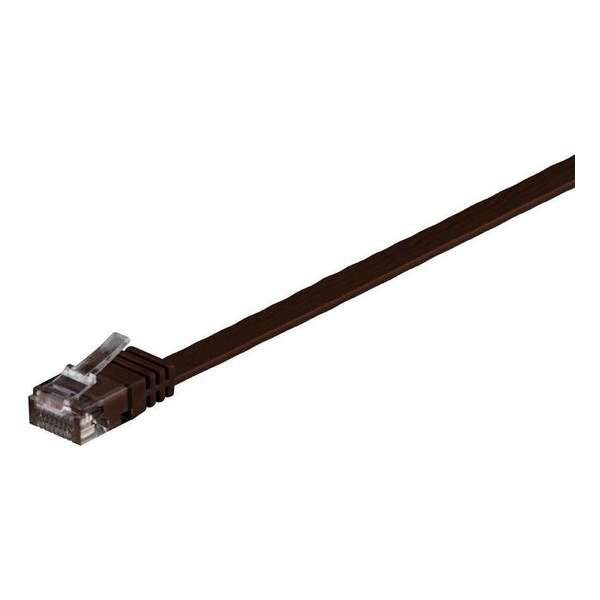 CAT6 Netwerkkabel - RJ45 - bruin - 1 m