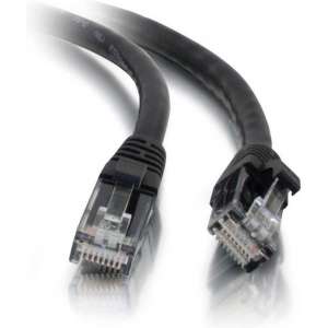 C2G 0,3m Cat5e Booted Unshielded (UTP) netwerkpatchkabel - zwart