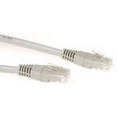 ACT Grijze 1,5 meter LSZH UTP CAT6 patchkabel met RJ45 connectoren