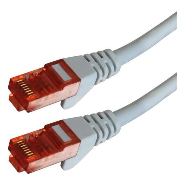 Wentronic CAT6 Netwerkkabel - RJ45 - Grijs - 3 m